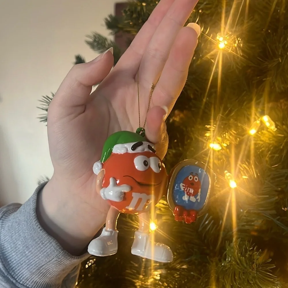 🧡 M&Ms Large Orange Christmas Ornament